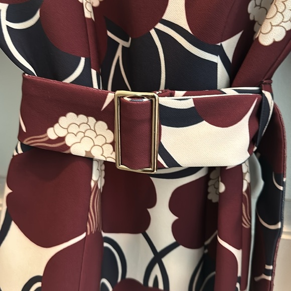 PAROSH - Gorgeous burgundy cream blouse. Never worn. - Picture 3 of 4